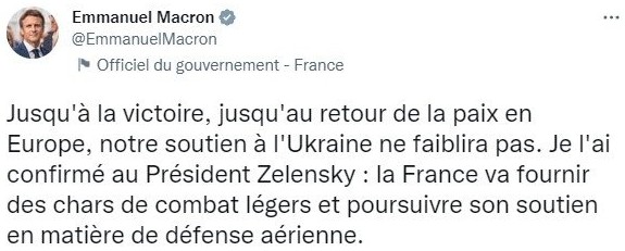 Macron duyurdu! Fransa Ukrayna'ya tank gönderecek!